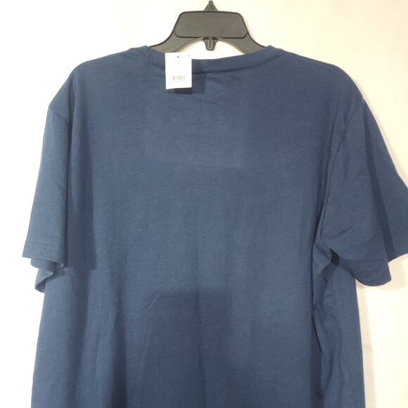 Disney Stitch ''Merry Stitchmas'' men's blue shirt size XL - Picture 6 of 6